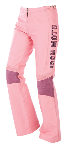 Icon Bombshell Blush Leather Pants